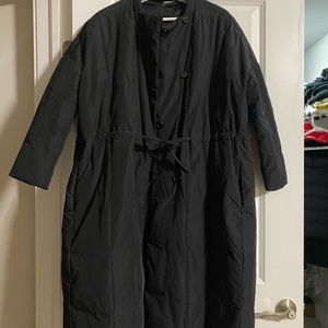 DSquared Black Trench Coat Size M